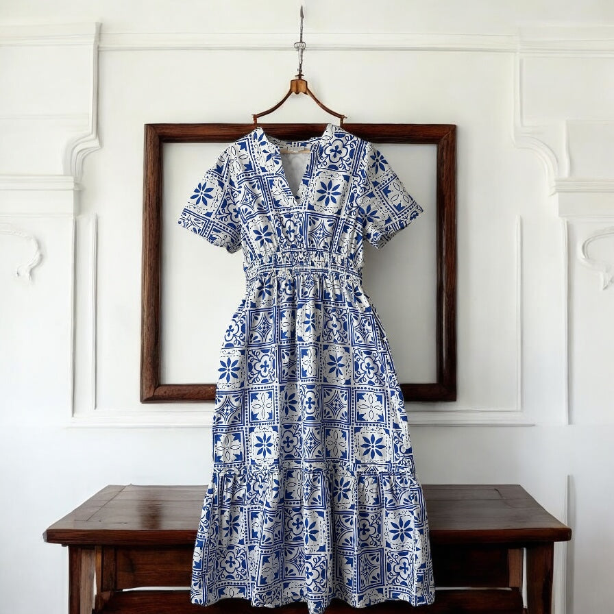 Blue Tile Maxi Blue Tile Maxi