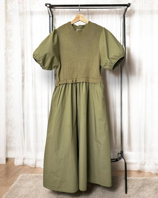 Olive Knit Bodice