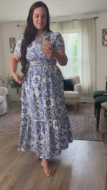 Blue Tile Maxi